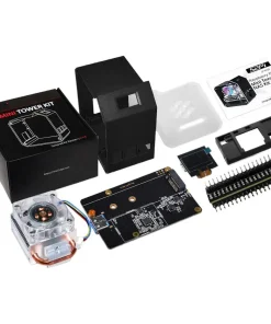 52Pi Mini NAS Tower Kit w/ ICE Tower Cooling & OLED Display for Pi 4B (Black)