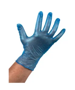 Handschoen vinyl blauw ongepoederd XL a100