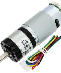 36D DC Moteur à engrenages planétaires avec Encodeur – 24V 85RPM