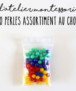 100 perles plusieurs couleurs au choix